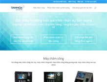 Tablet Screenshot of chamcong-tinhluong.com